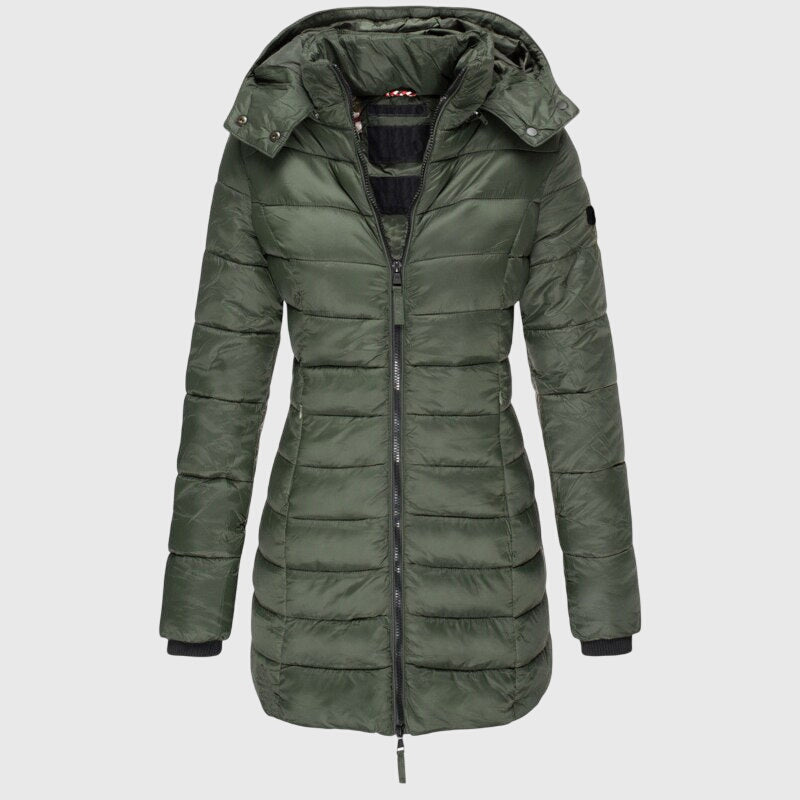 Frostlyn™ | Long Hooded Puffer Jacket