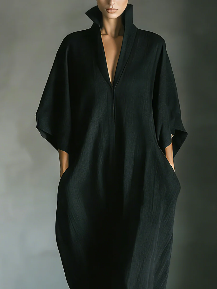 Susan | Oversized Kimono-Sleeve Maxi Dress