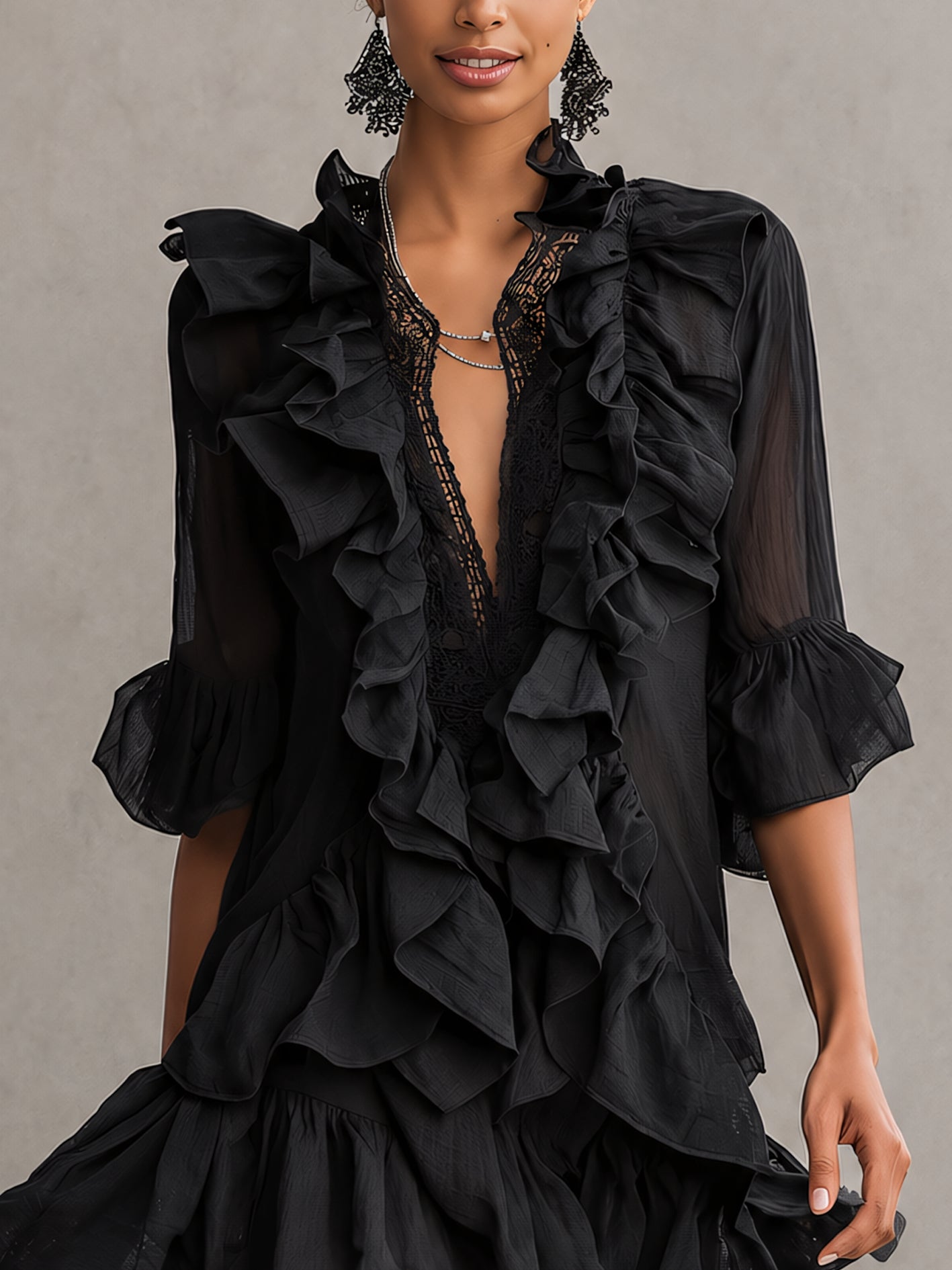 Gloriane™ | Ruffled Mini Dress