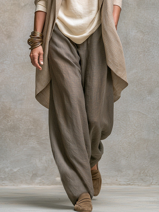 Grainne™ | Casual Layered Three-Piece Wide-Leg Pants Suit