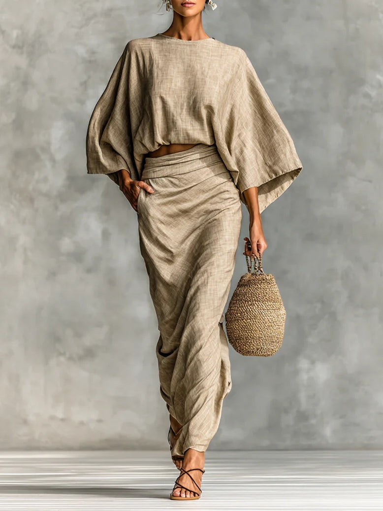 Julia™ | Two-Piece Top & Skirt Set