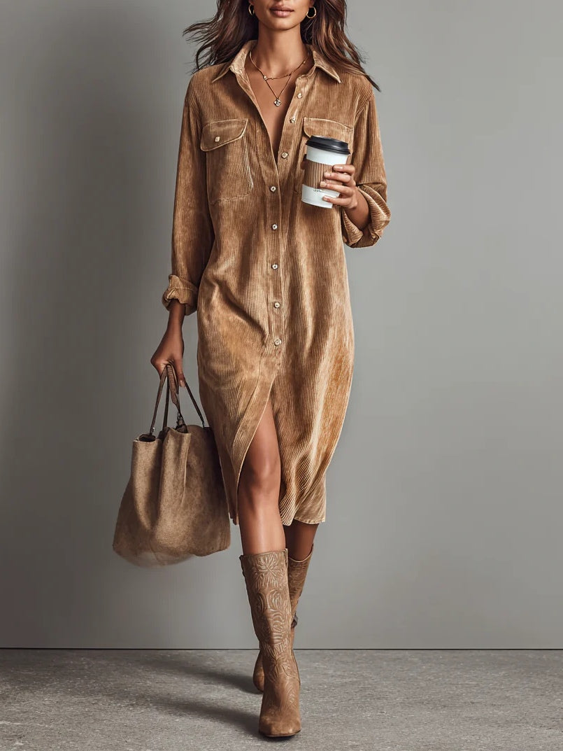 Sheridon™ | Button-Down Midi Dress