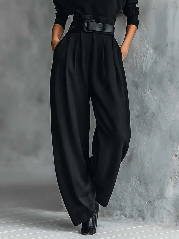 Doveline™ | Turtleneck Sweater & Wide-Leg Pants Set