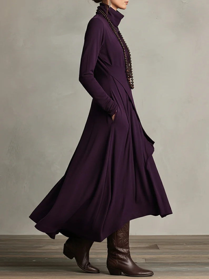 Lavienne™ | Turtleneck Maxi Dress