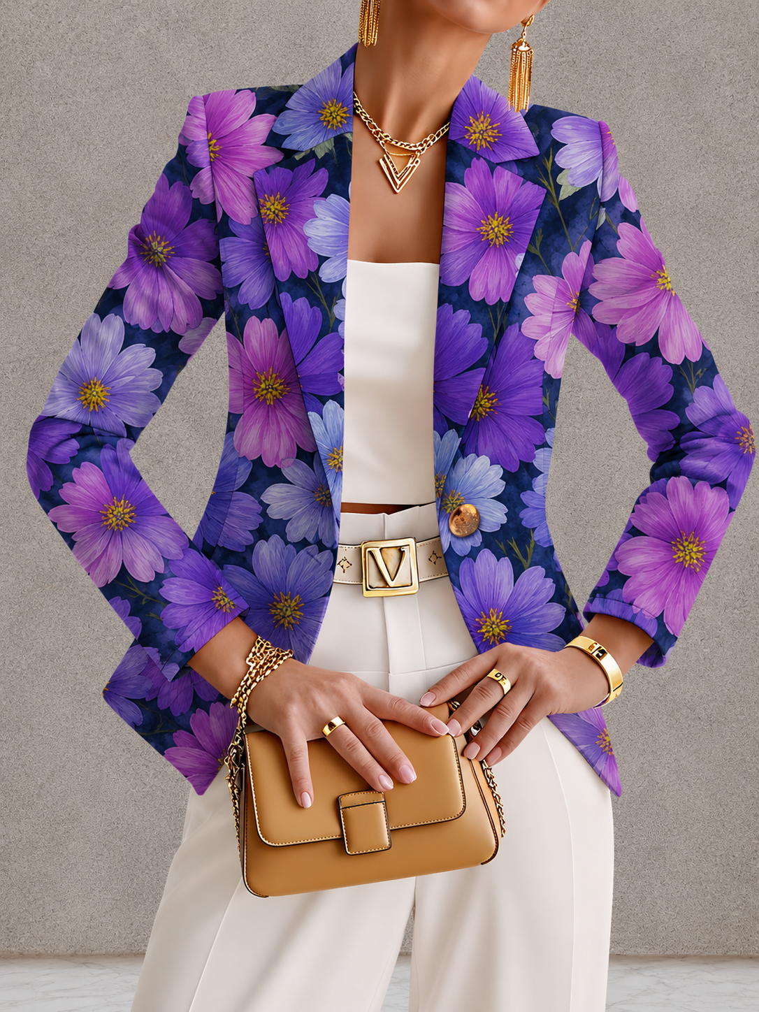 Bellamira™ | Purple Cosmos Blazer