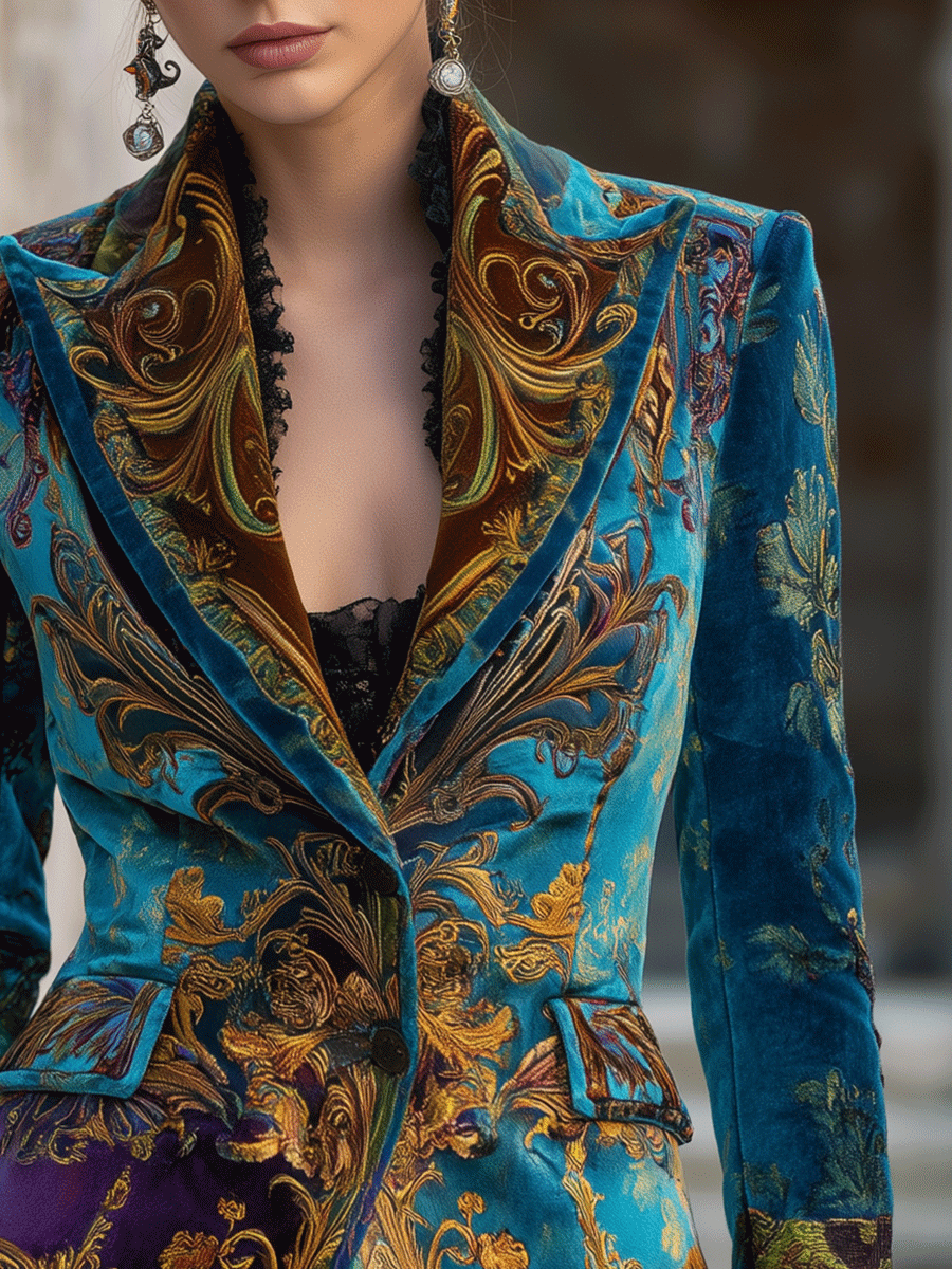 Lucinda™ | Bohemian Baroque Tailored Blazer