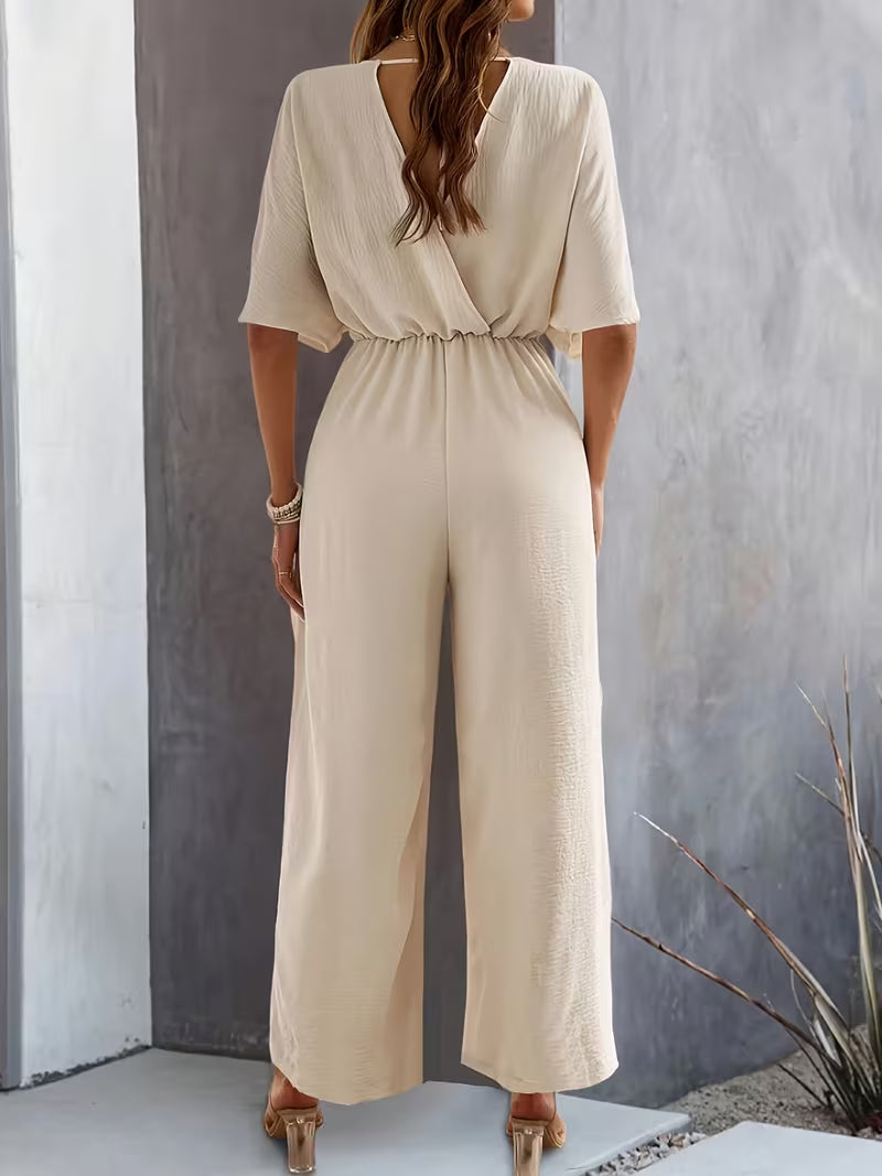 Aldine™ | Elegant Wide Leg Evening Jumpsuit