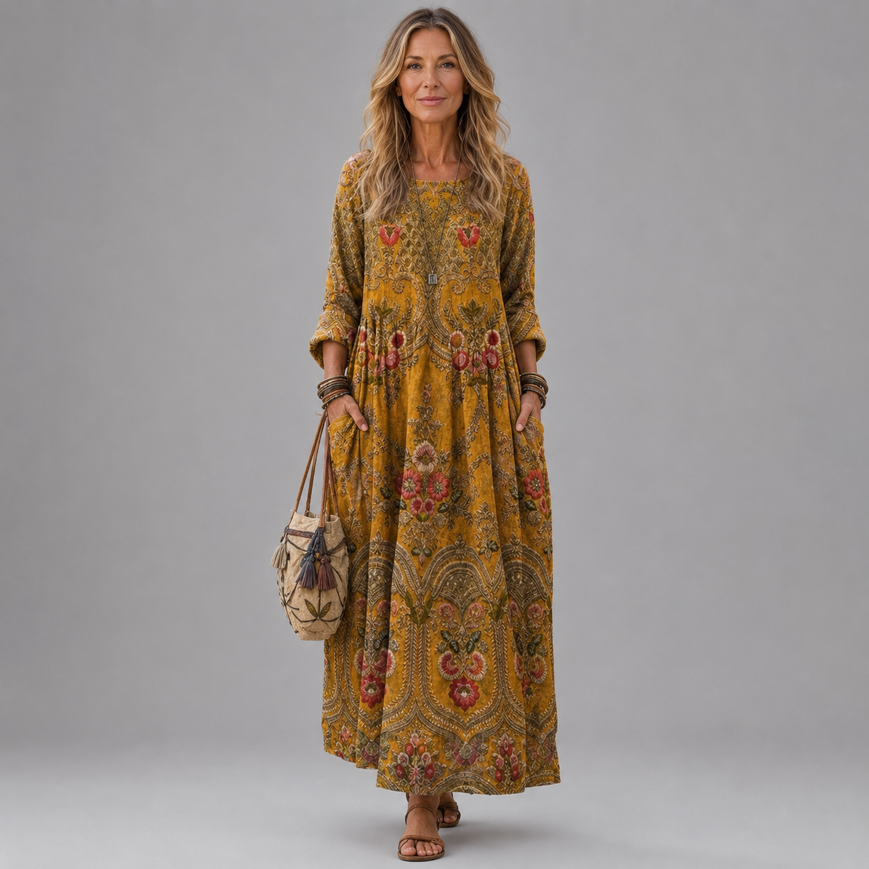 Loriette™ | Comfortable Loose Flattering Fit Dress