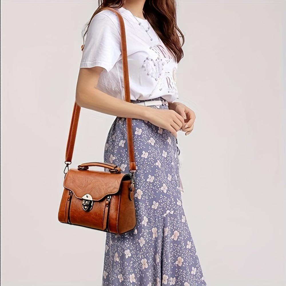 Theodelina™ | Vintage Crossbody Satchel