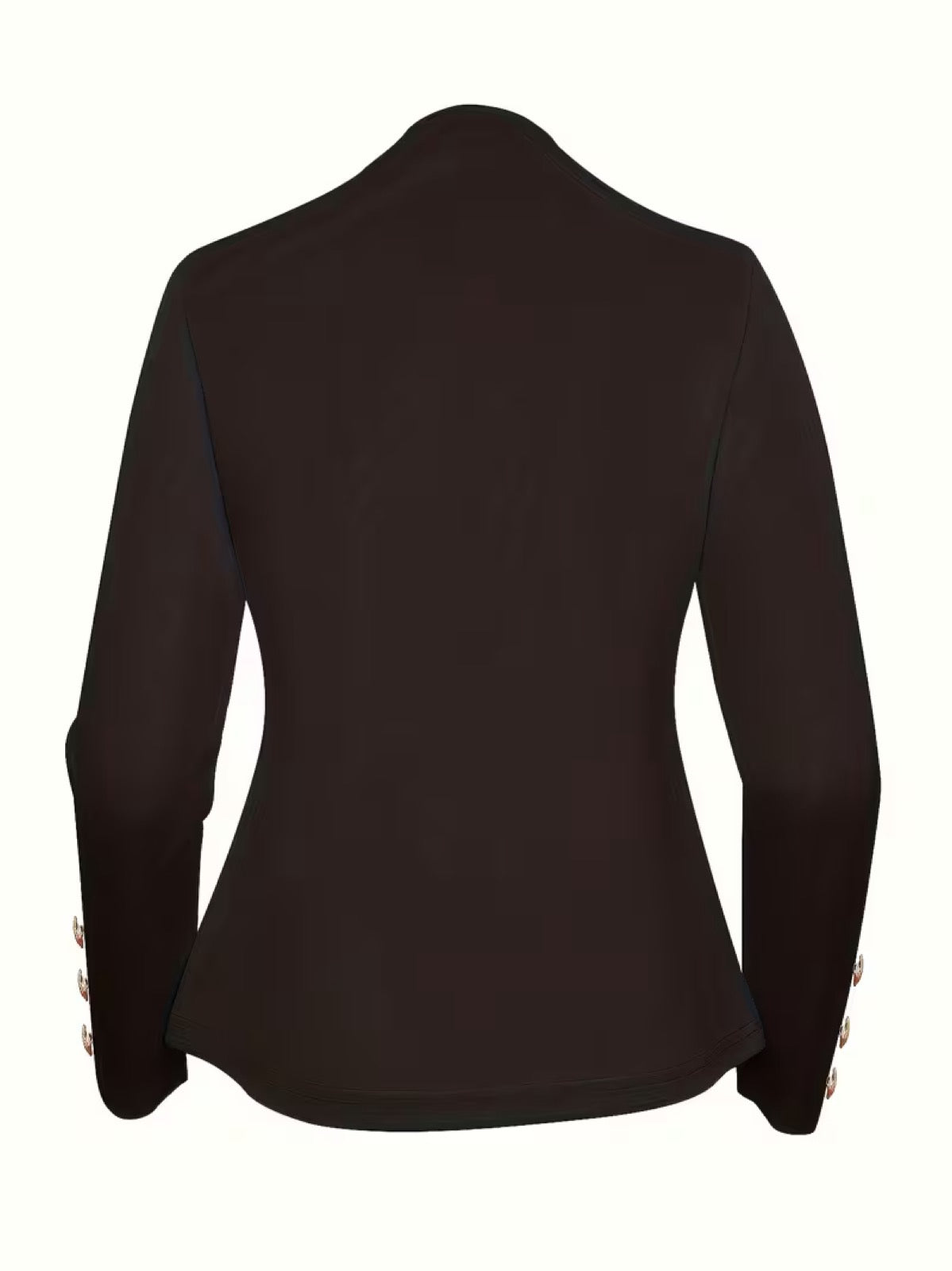 Amarante™ | Gold Button Blazer