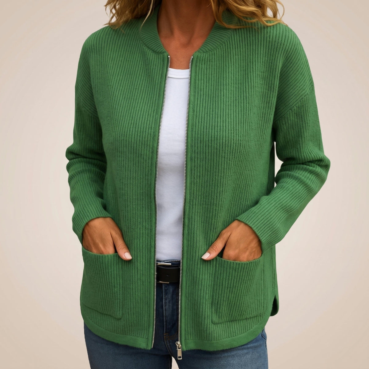 Annika | Women's Cozy Cardigan with Deep Pockets