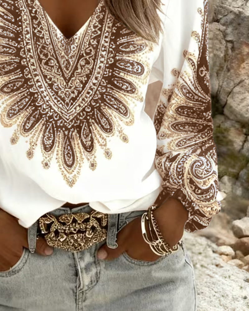 Tessara™ | Paisley Print Blouse