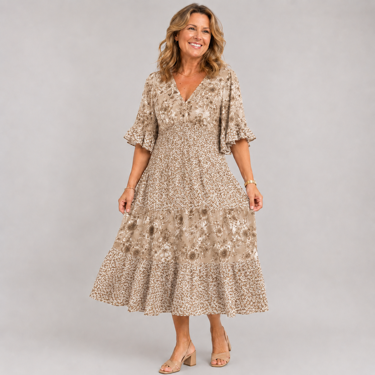 Harriet™ | Garden Blossom Maxi Dress
