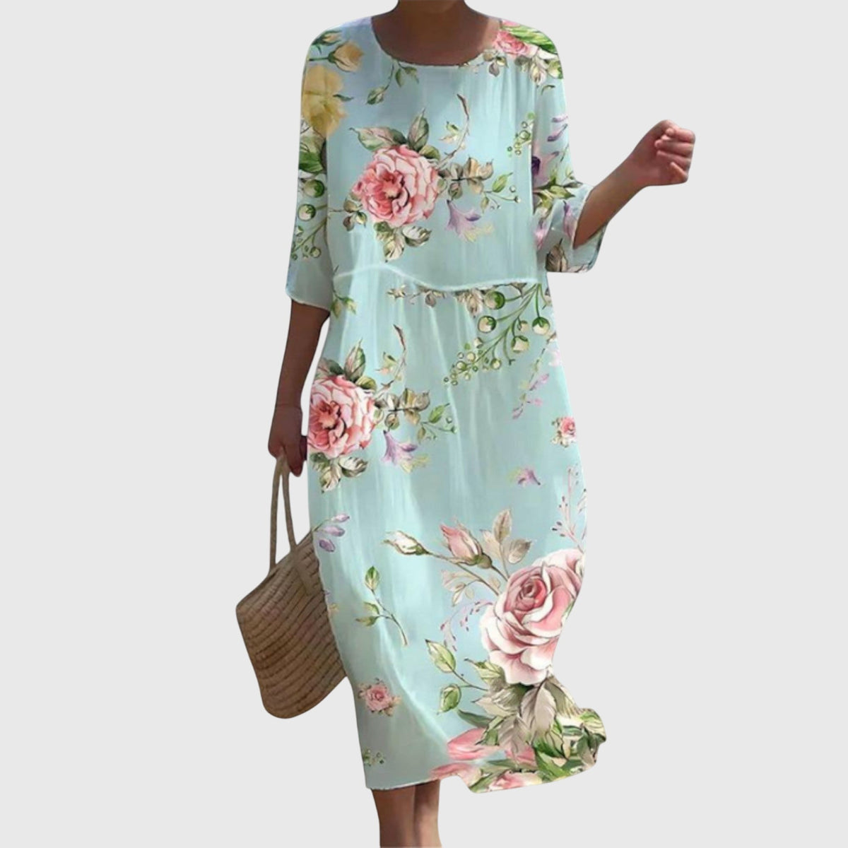 Stylish Floral Maxi Dress