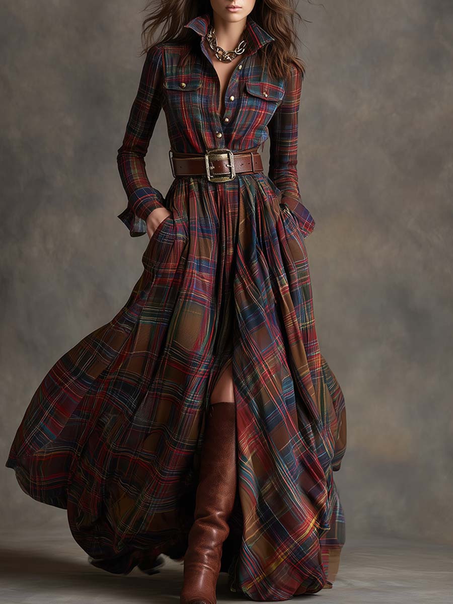 Delphine™ | Classic Elegant Shirt Dress
