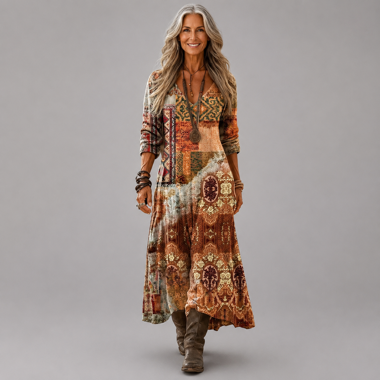 Adaeze™ | Feminine Airy Casual Maxi Dress