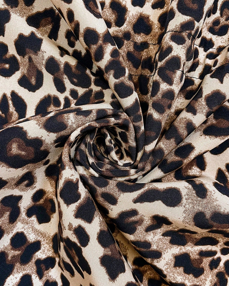 Women's Leopard Print Reversible Coat