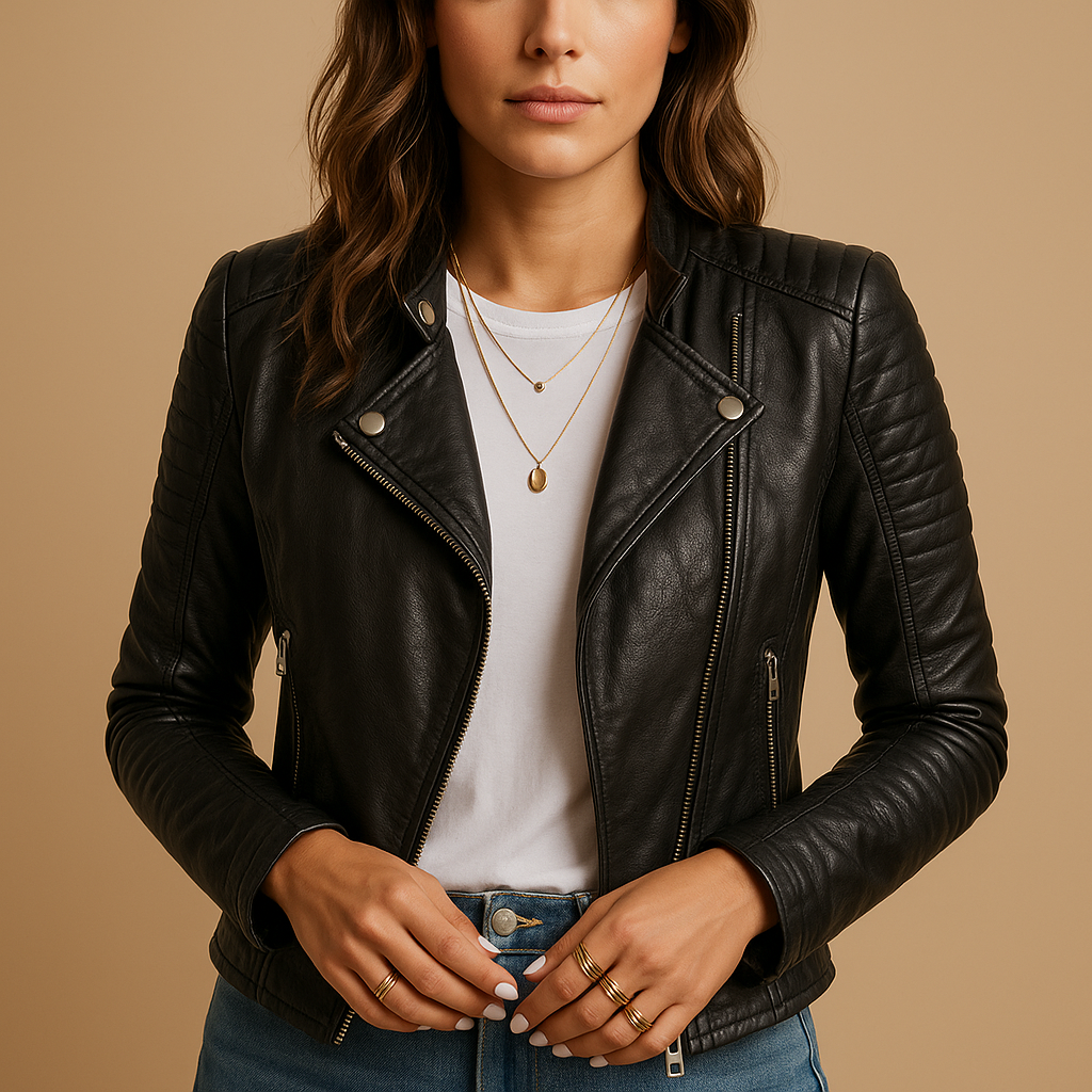 Isadora™ | Fitted Moto Jacket
