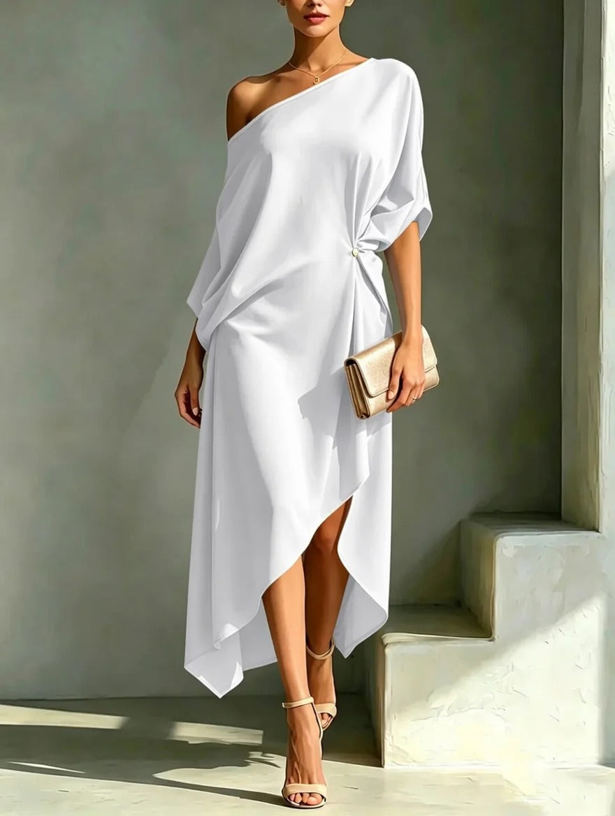 Helena™ | Elegant Asymmetrical Dress