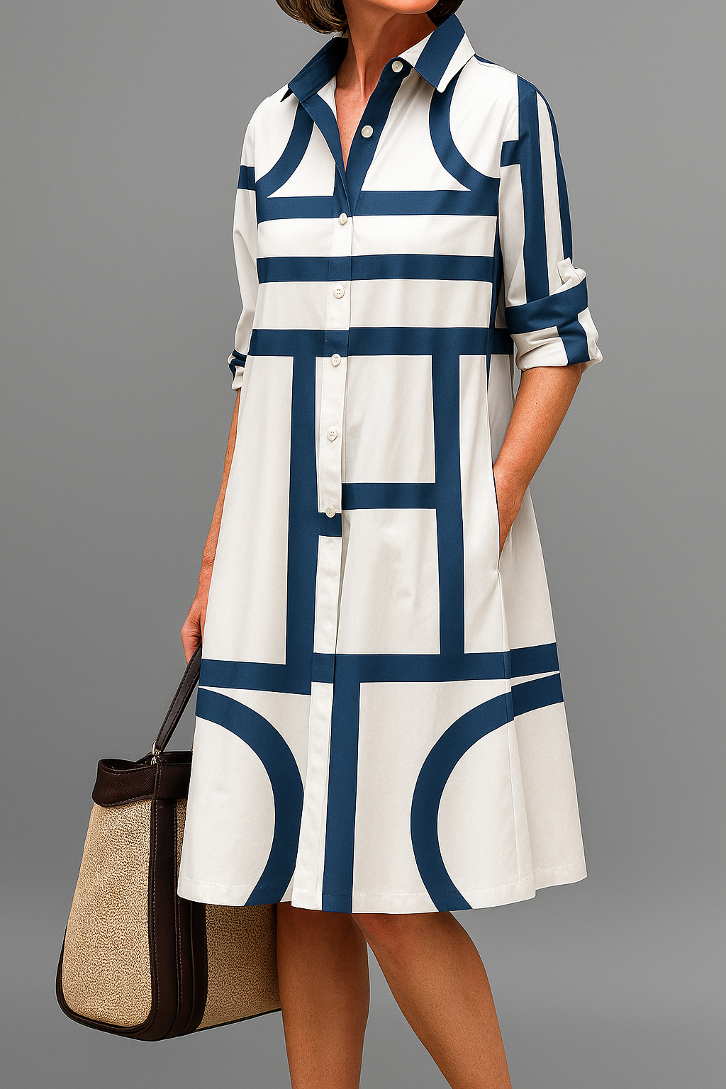 Cerienne™ | Carefree and Stylish Midi Dress