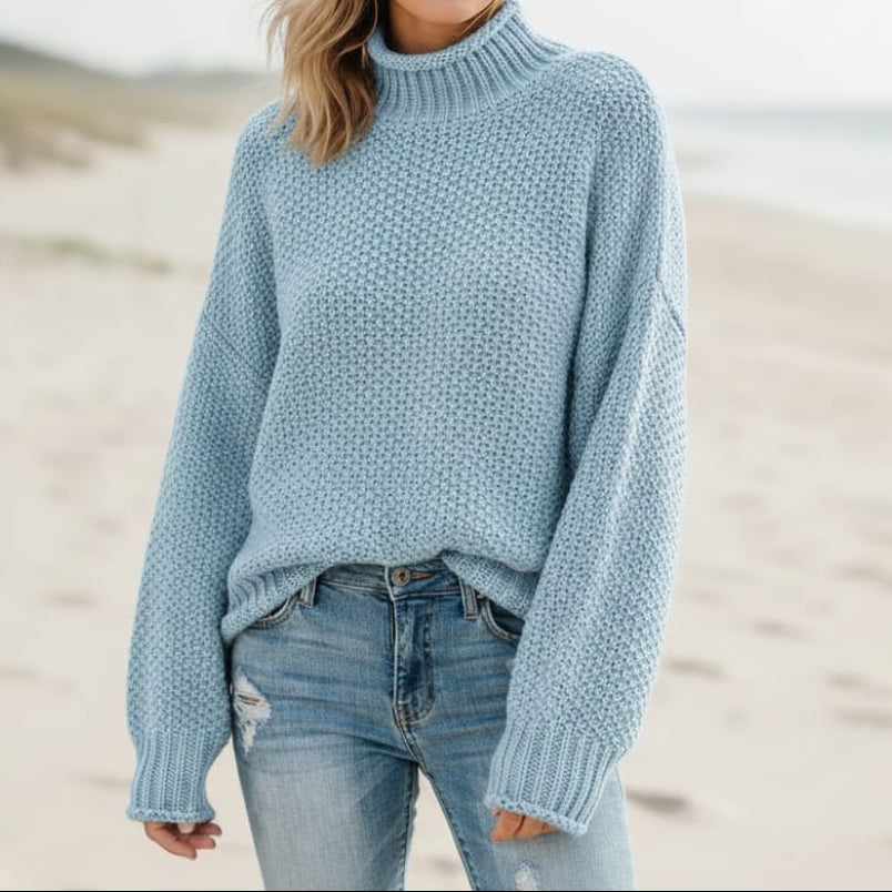 Meridith™ | Oversized Turtleneck Pullover Sweater