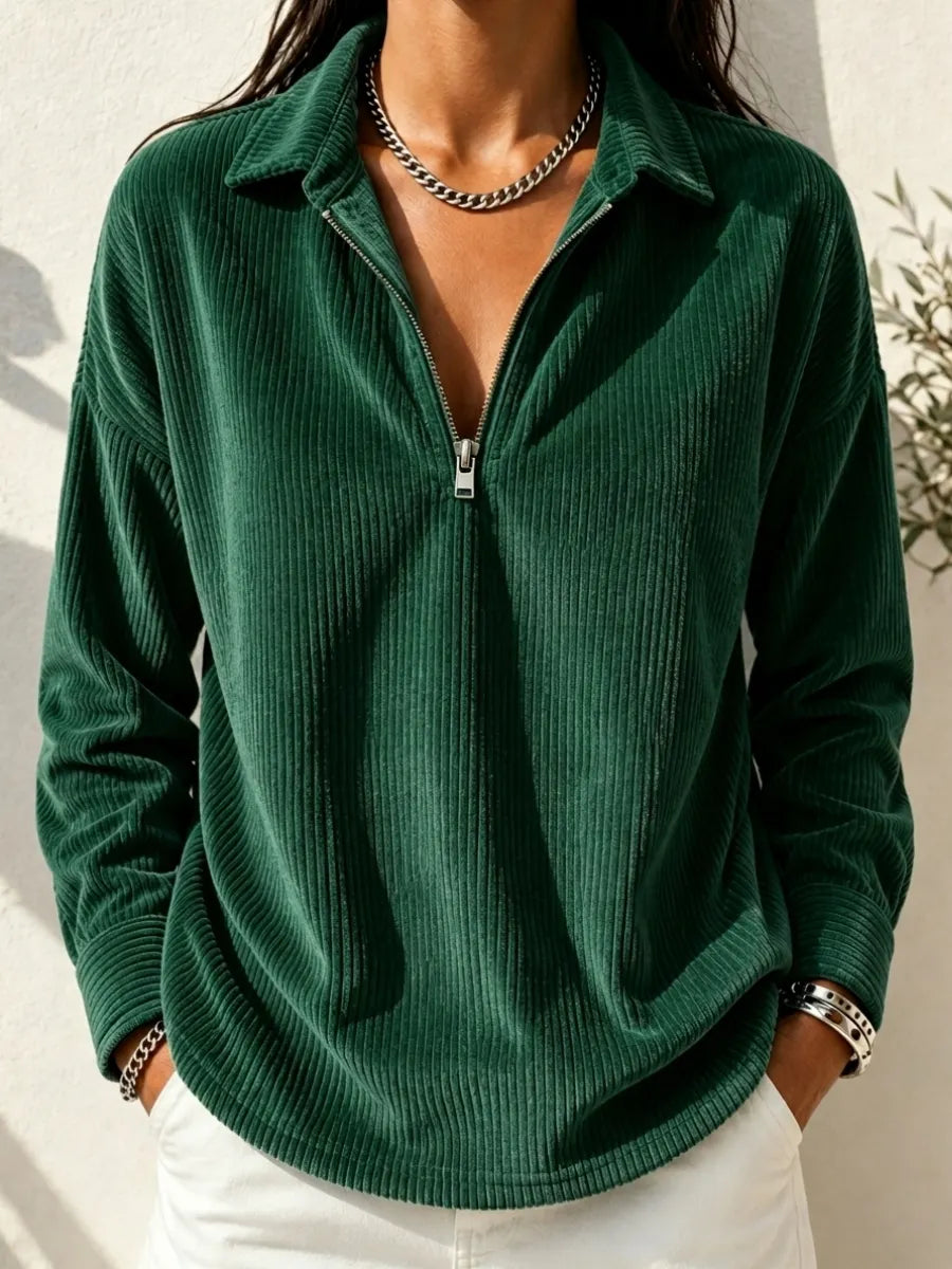 Polly | Women's 1/4 Zip Long Sleeve Shirt