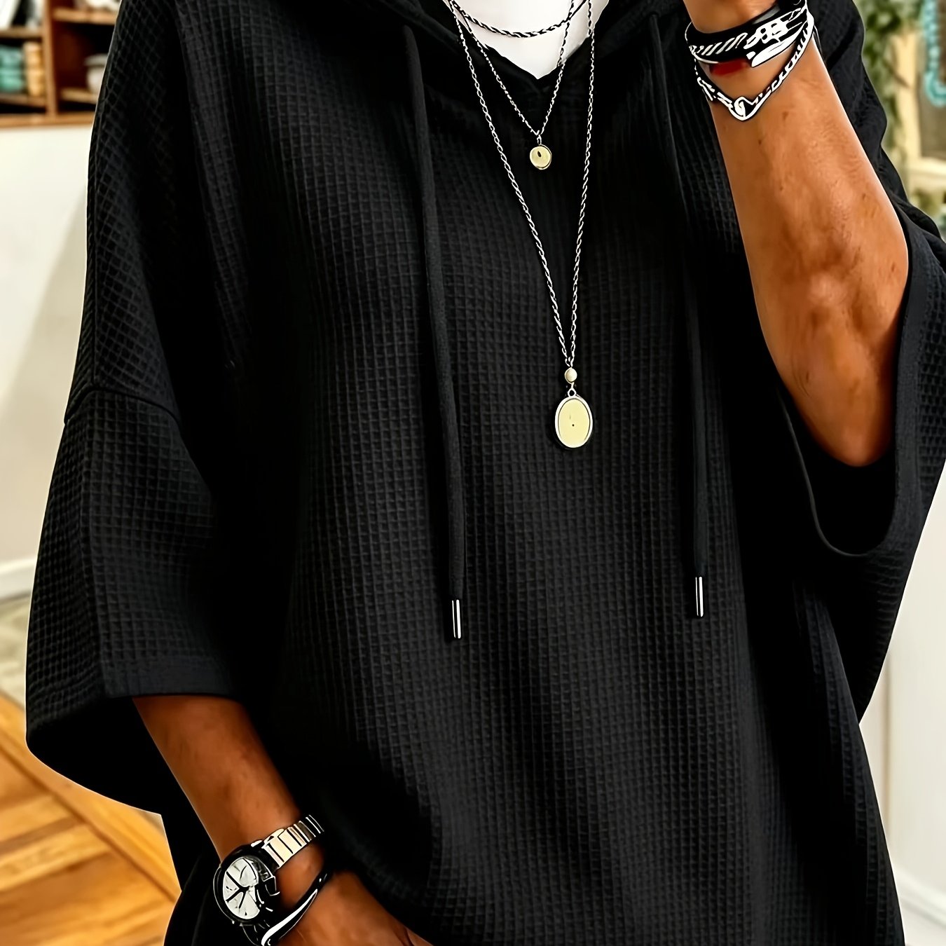 Oswynn™ | Hooded Waffle Top