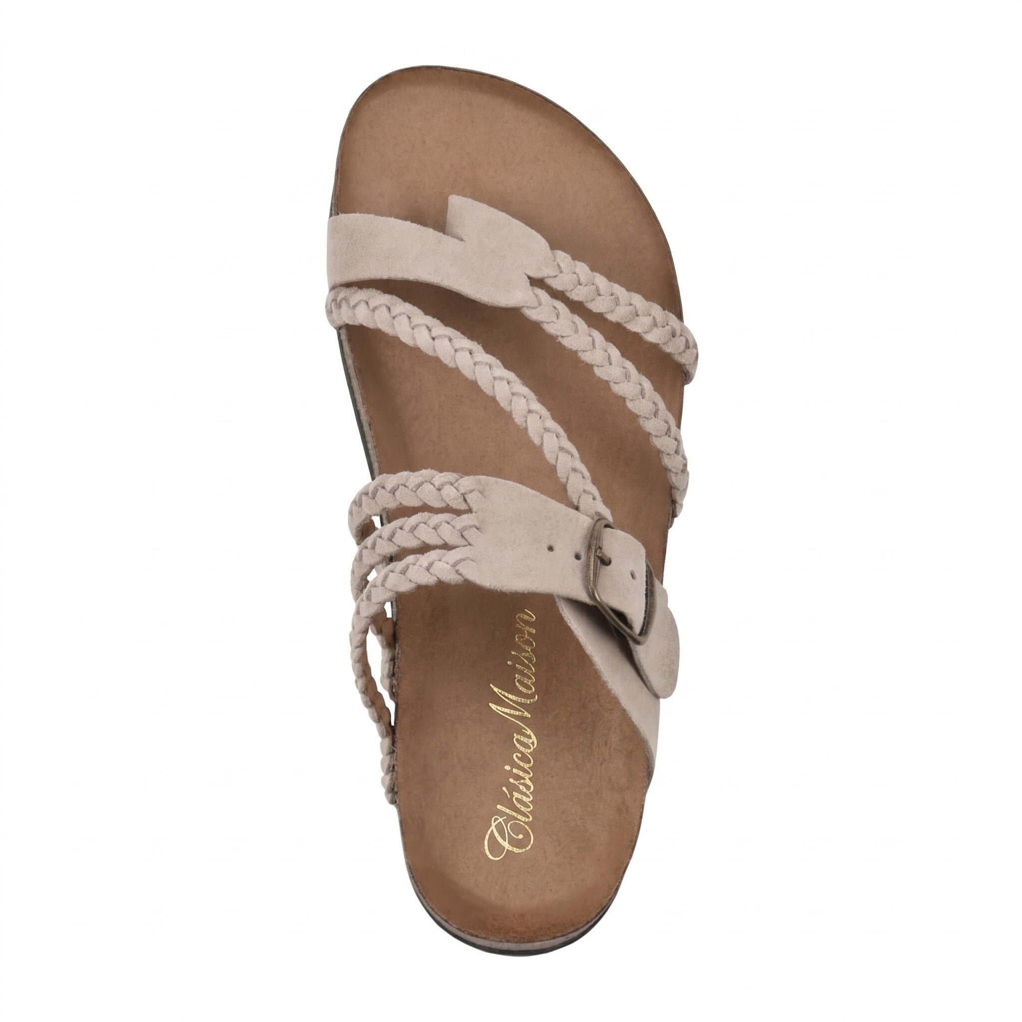 Hayleigh™ | Braided Cork Footbed Sandals