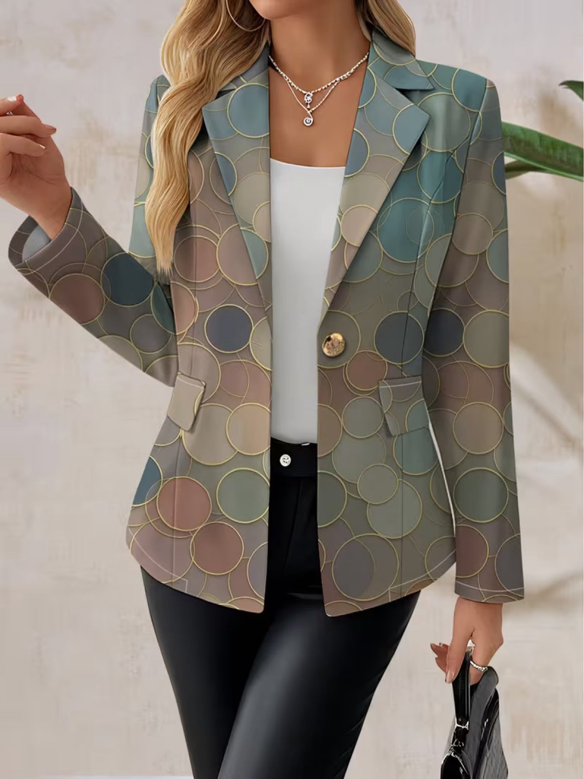 Capucine™ | Dot Mosaic Blazer