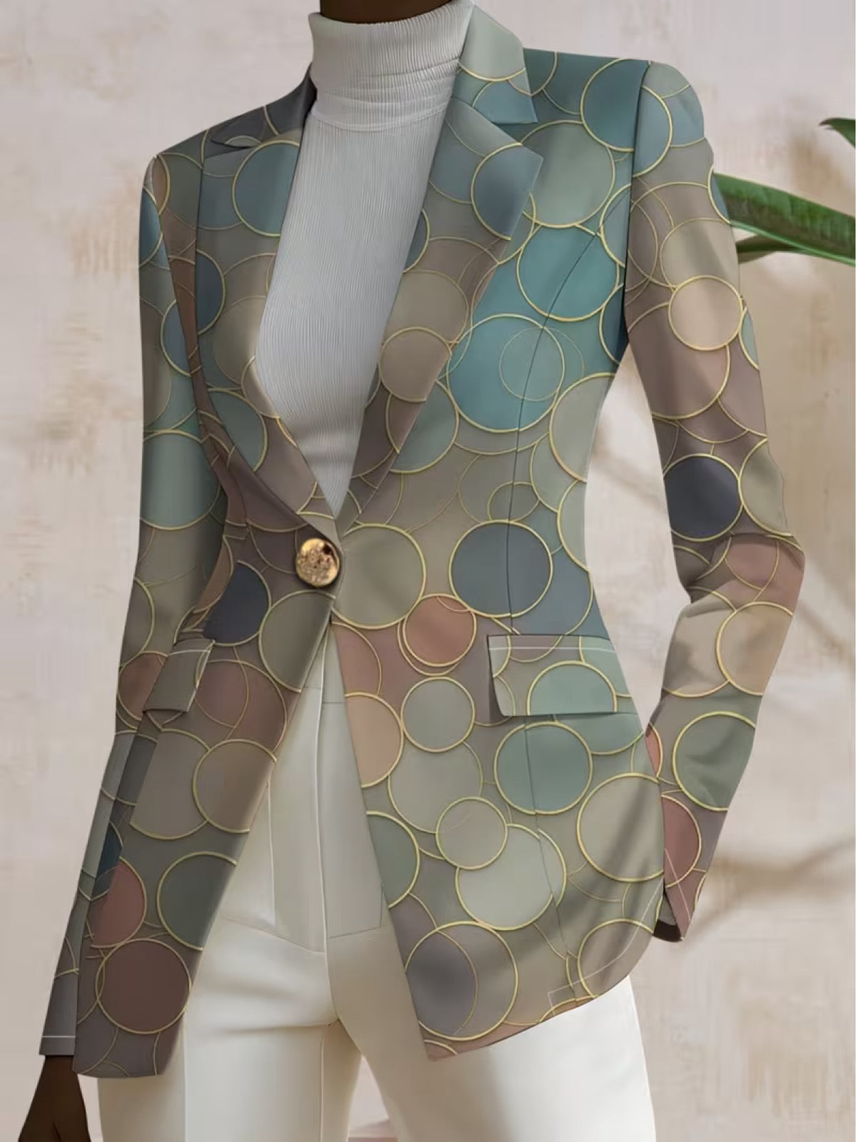 Capucine™ | Dot Mosaic Blazer