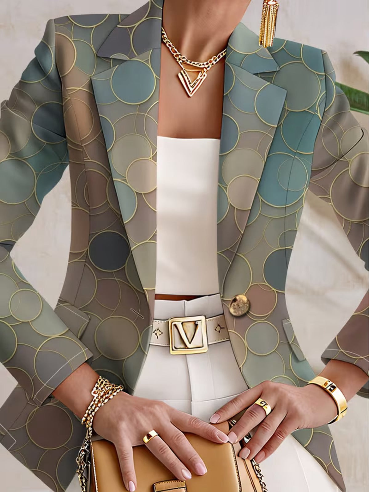 Capucine™ | Dot Mosaic Blazer