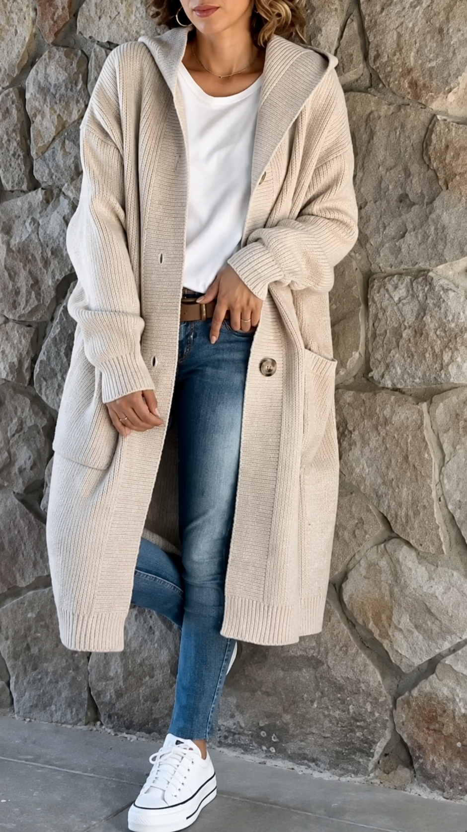 Prentice™ | Long Hooded Cardigan