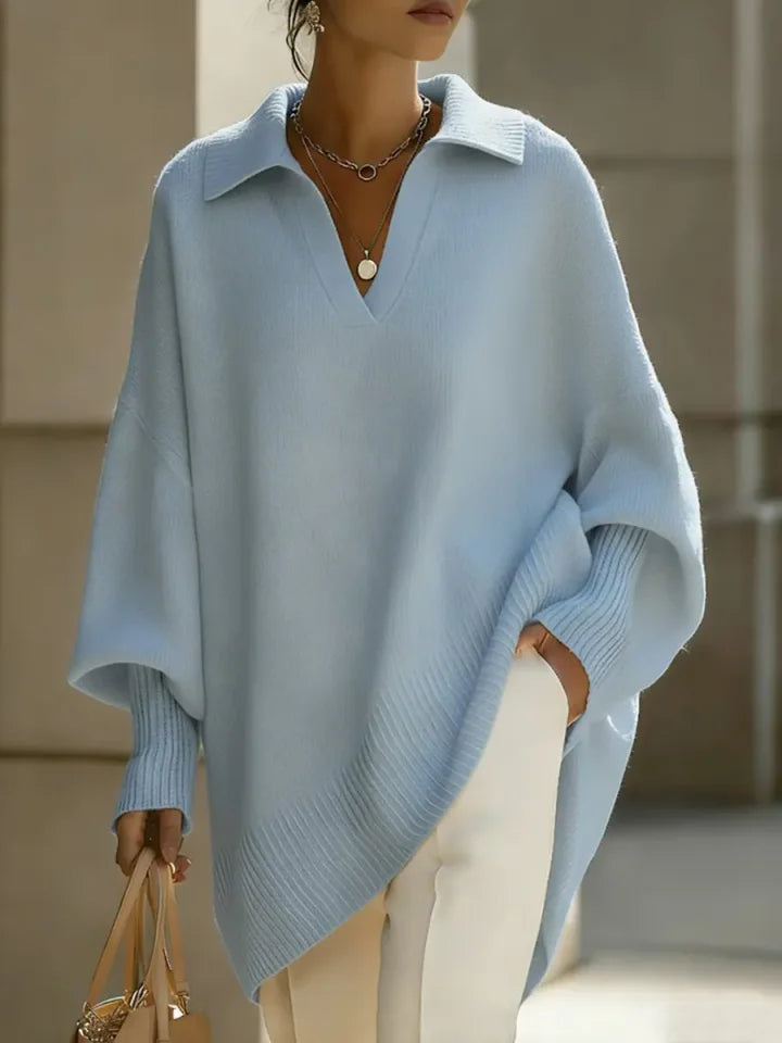 Sophia | V Neck Long Sleeve Sweater