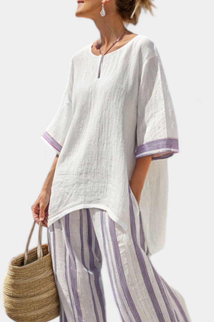 Celeste™ | Relaxed Blouse & Pants Set