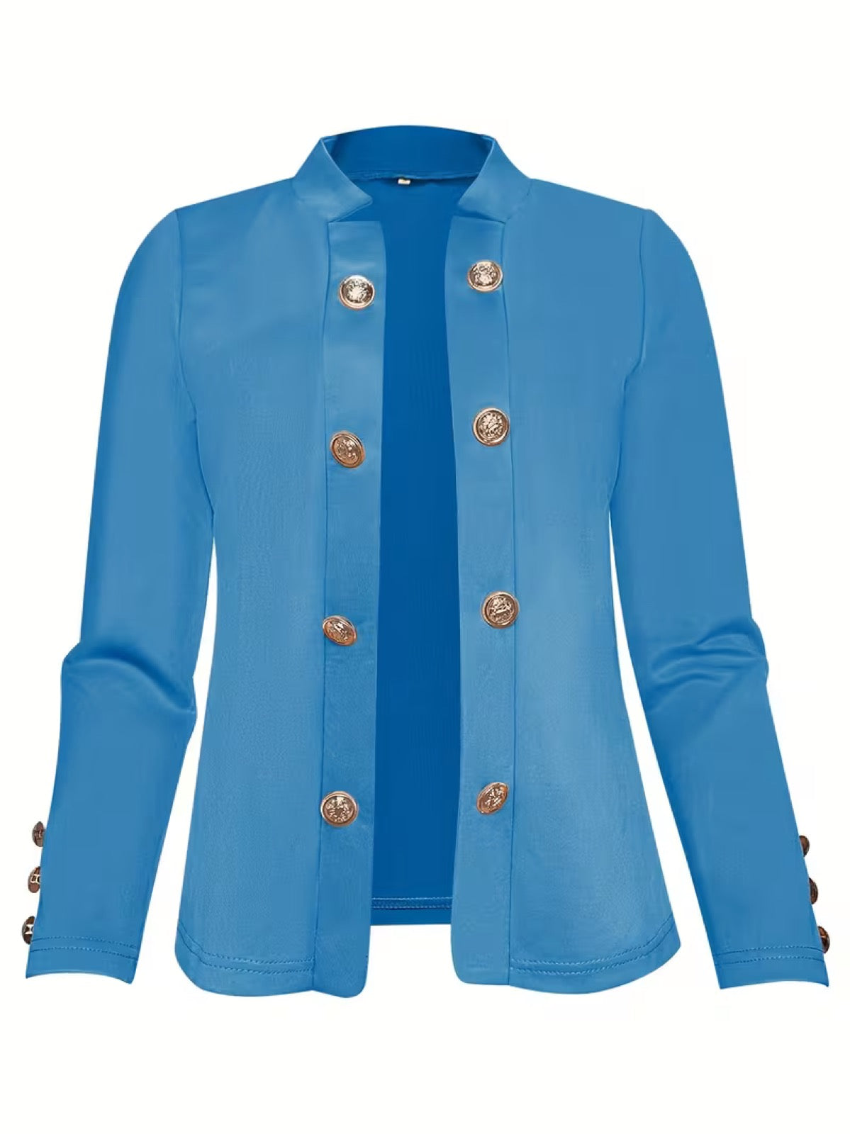 Clemence™ | Gold Button Blazer
