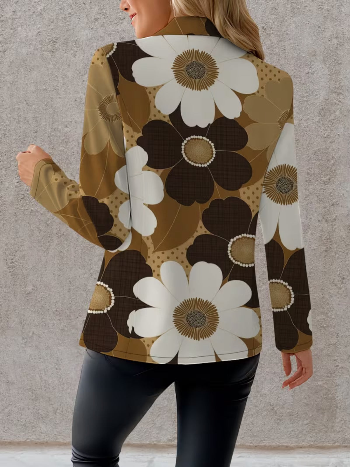 Clothilde™ | Daisy Print Blazer