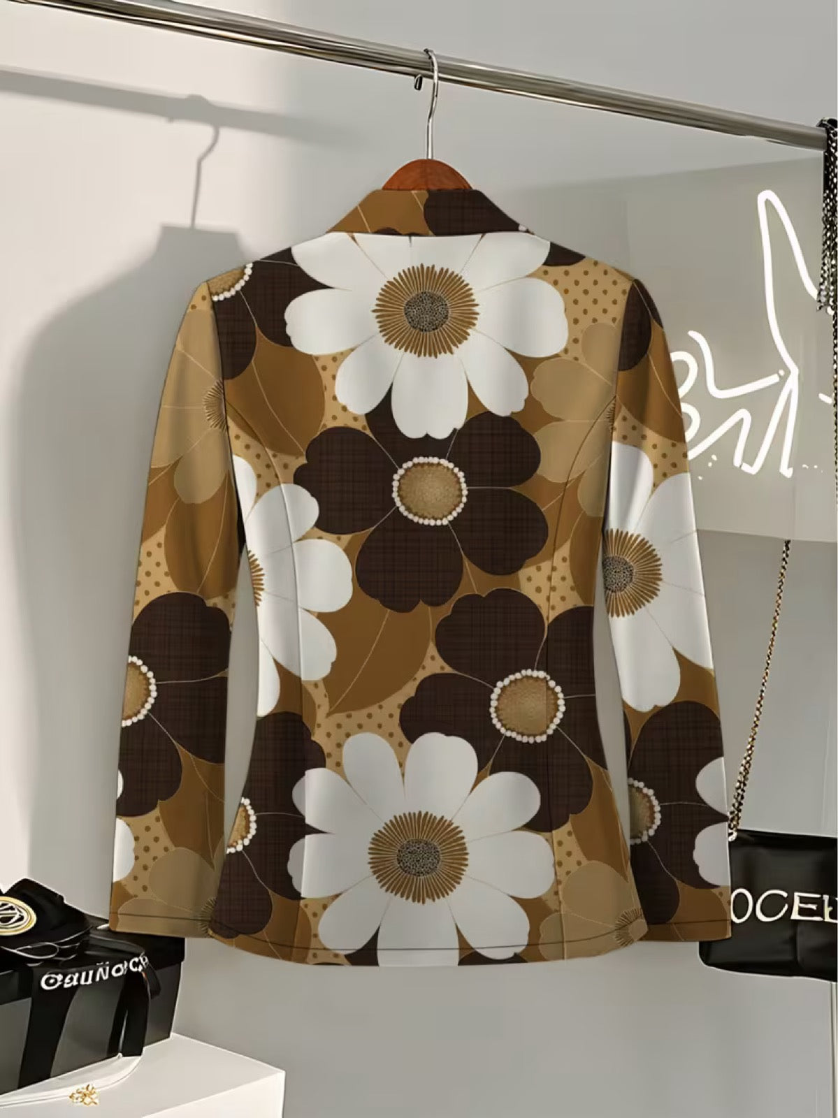 Clothilde™ | Daisy Print Blazer