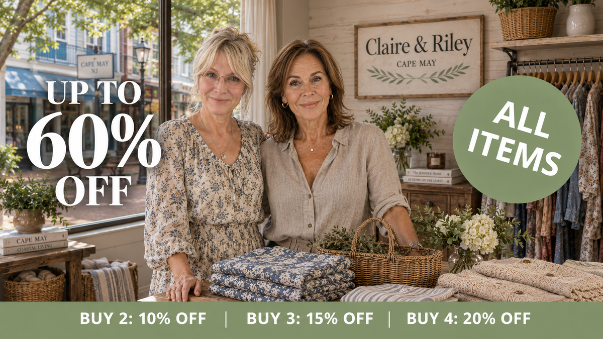 Up to 60% off all items