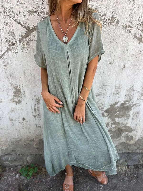 Neva™ Breathable V-neck Dress