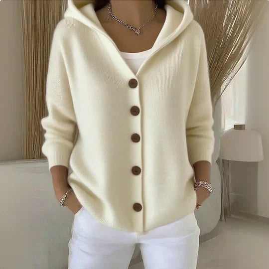 Rivette™ | Hooded Button-Up Cardigan
