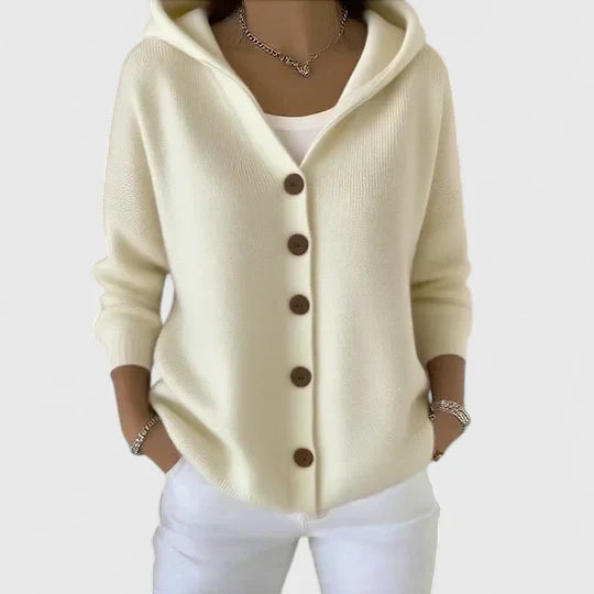 Sabrina™ | Hooded Button-Down Cardigan