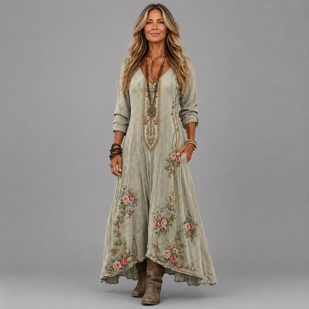 Ravena™ | Flowy Breathable Maxi Dress