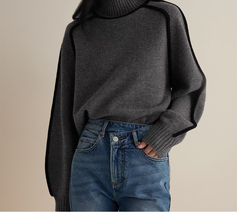 Alea | Oversized Chunky Turtleneck Sweater