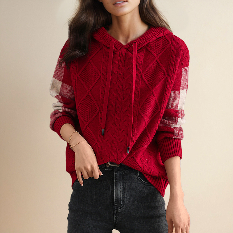 Orwen™ | Cable Knit Hoodie Sweater