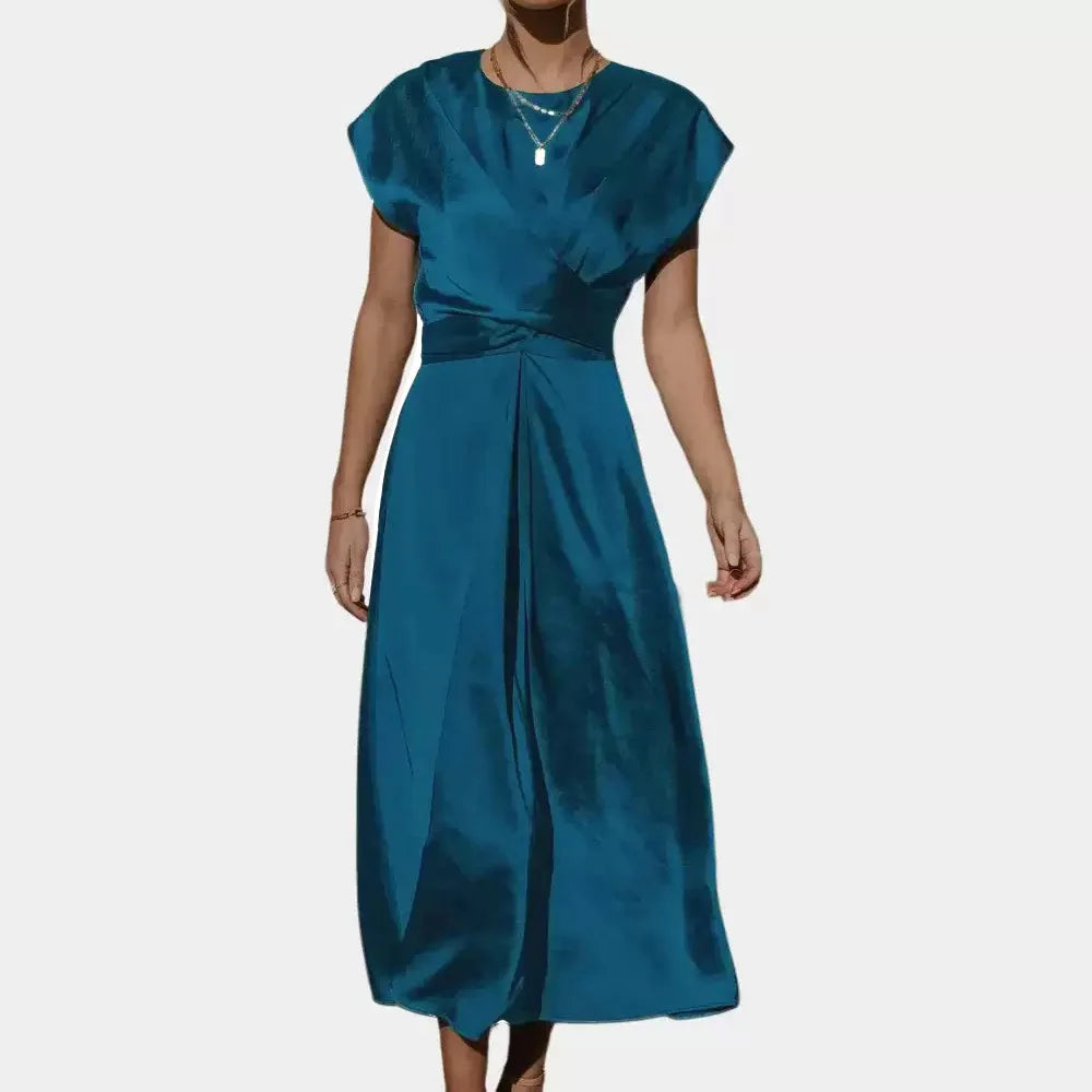 Celeste™ | Draped Midi Dress