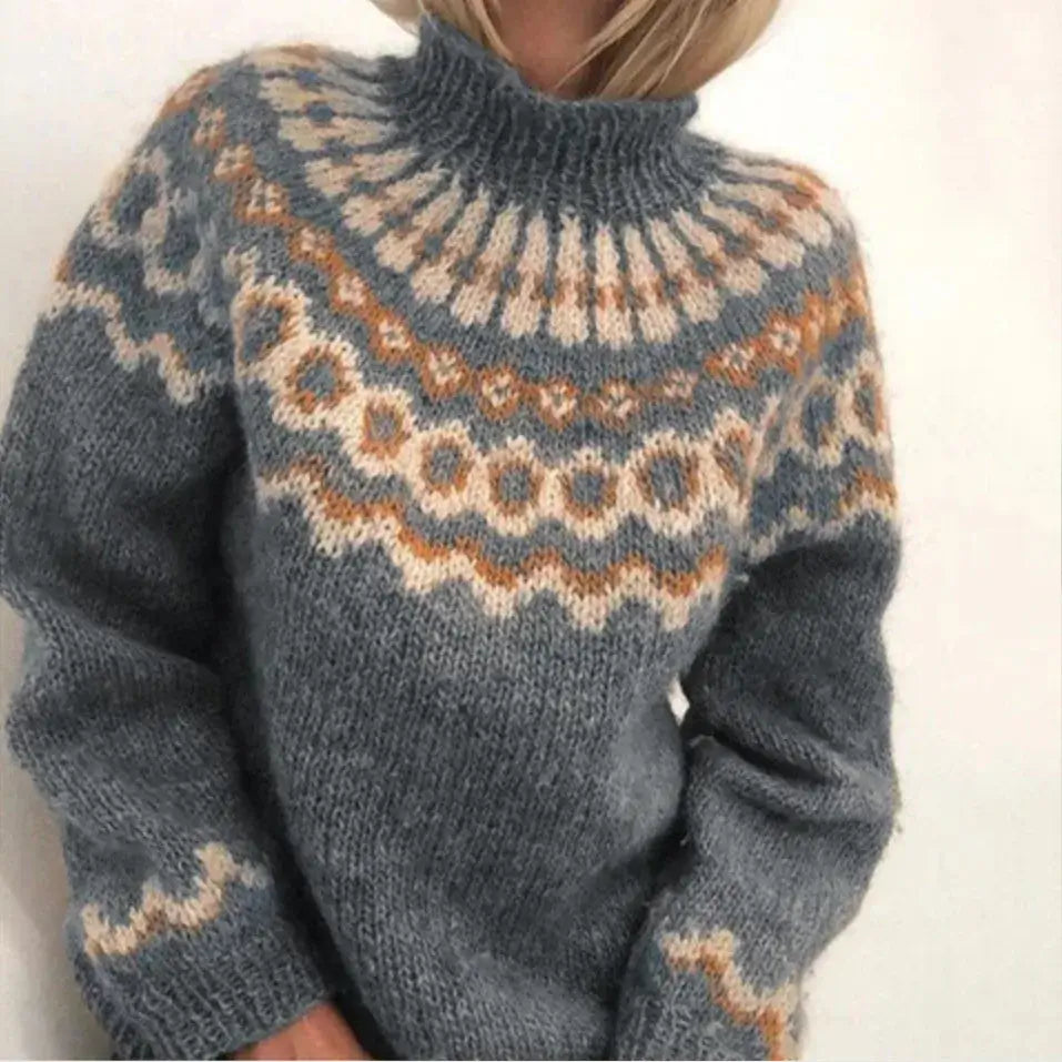 Kestrina™ | Nordic Patterned Sweater