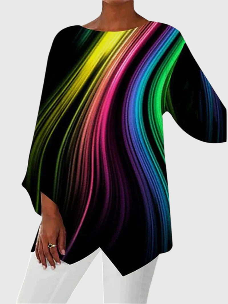 Elegant Crew Neck Top