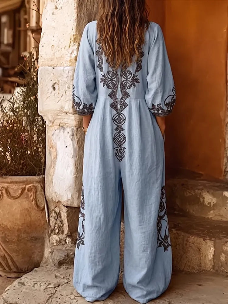 Coralie™ | Free-Spirit Bohemian Jumpsuit