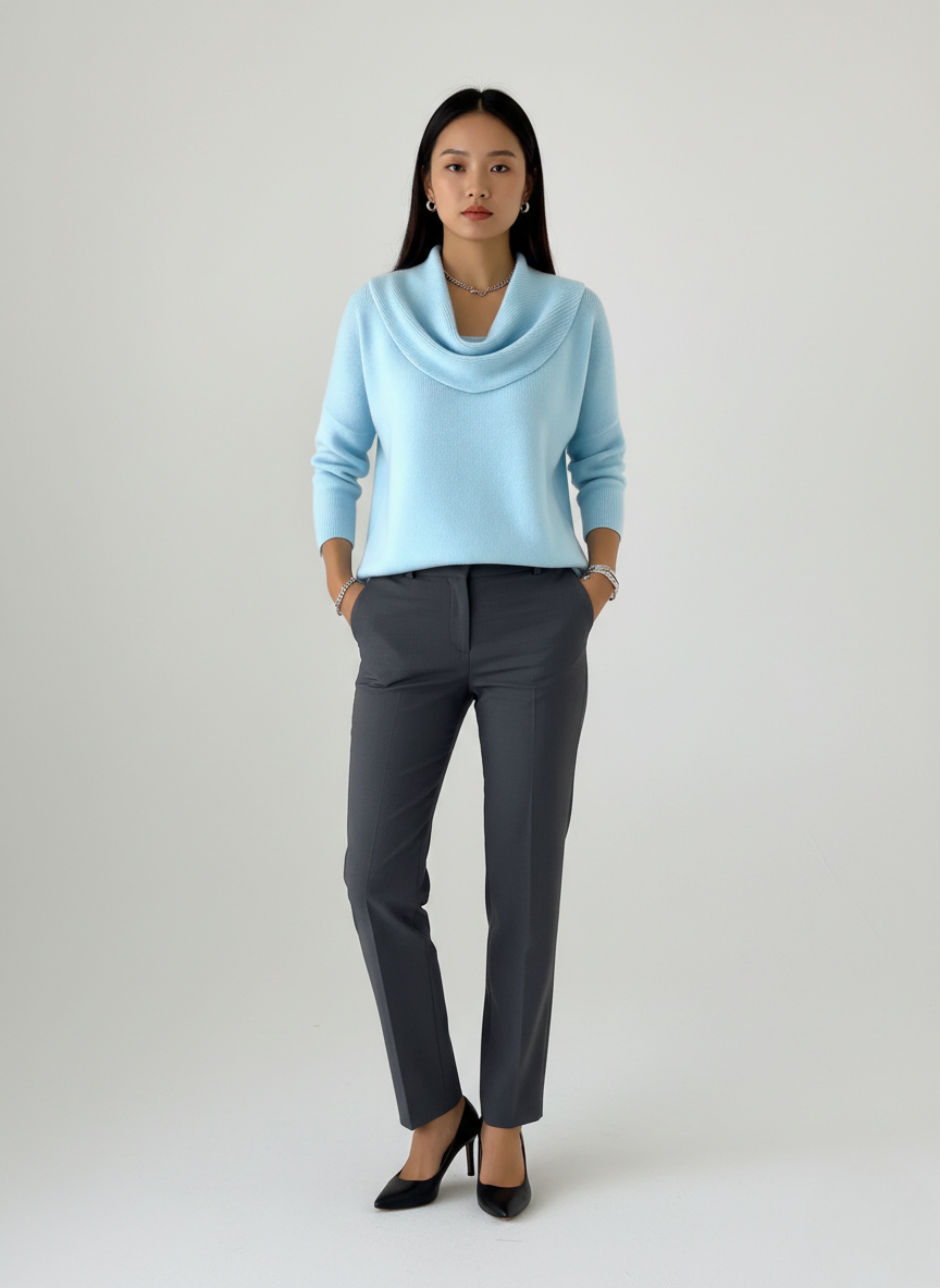 Beatrix™ | Cowl Neck Pullover Sweater