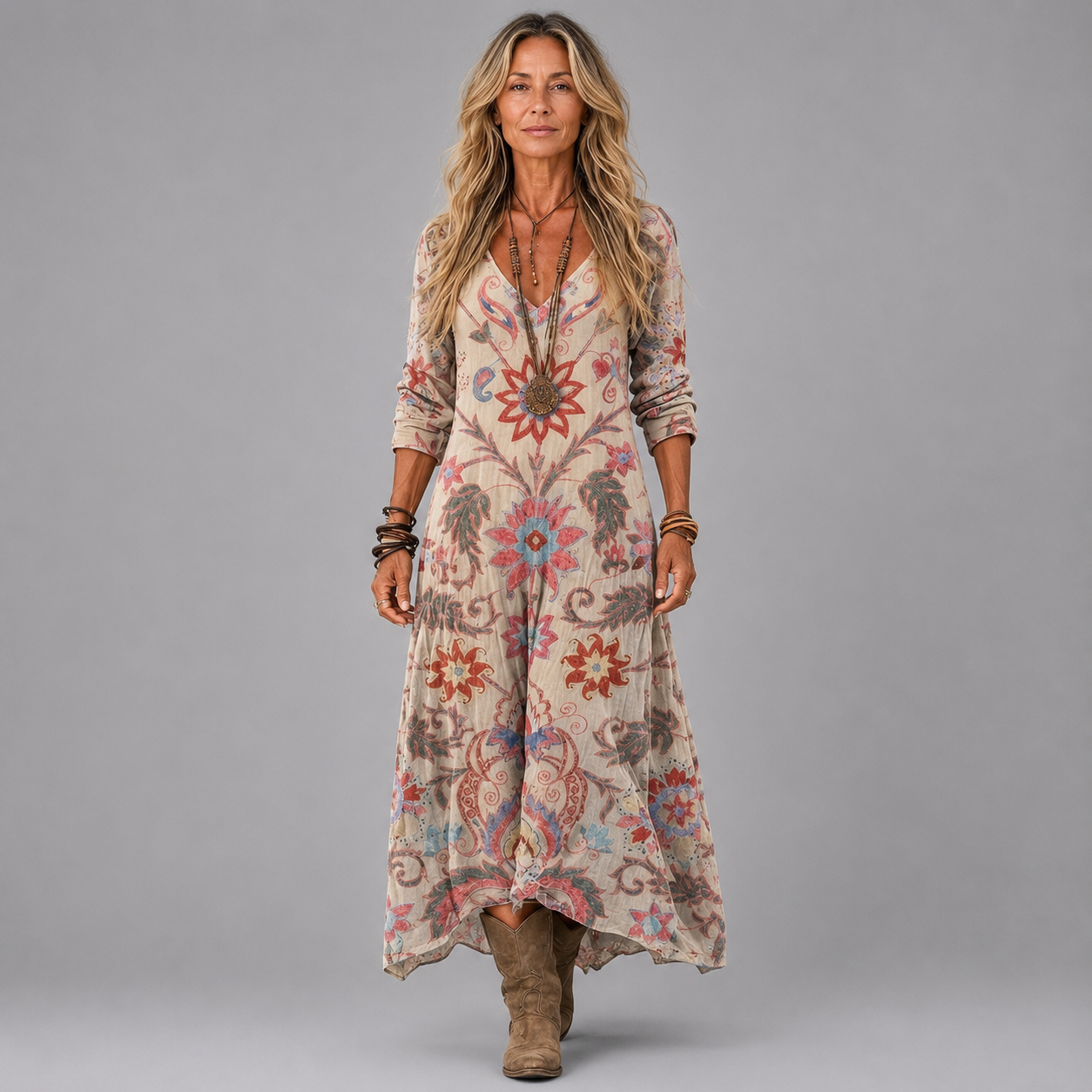 Maevara™ | Boho Inspired Relaxed Shape Dress